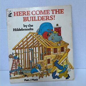 Here Come the Builders! by the Hildebrandts (1978) – Vintage Children’s Book